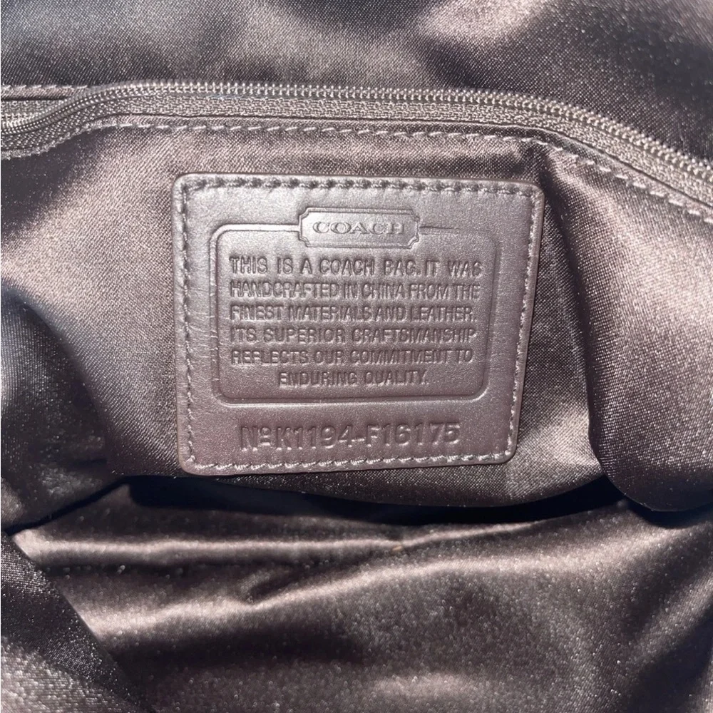 Coach Tan and Brown Signature Tote​